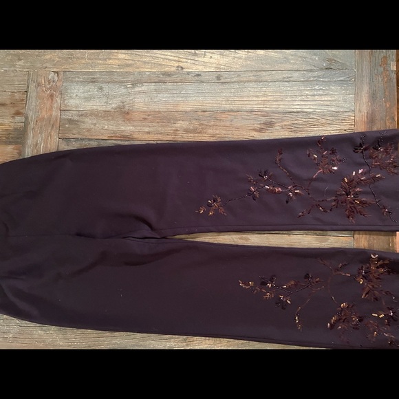 Valentino Wool Pants with Beaded Detail - Picture 1 of 10